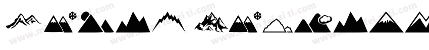 North Mountain字体转换